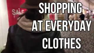 女装かすみちゃん、ハイウエストのレギパンでお買い物へ行ってみた。（普段着でのショッピング）