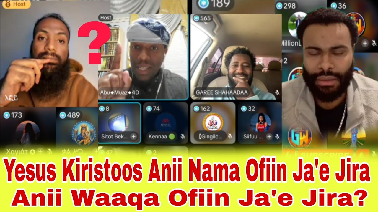 6 March 2026 yesuus kiristoos anii ilmaa namati ja'e jira | anii waaqa ja'e jira ustaz abu'muaz