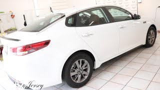 White 2017 Kia Optima Tinted By Winning Window Tints