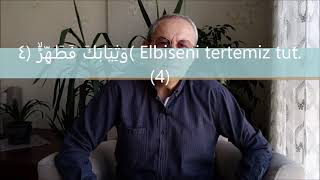 MÜDDESSİR SURESİ:1-7. AYETLER