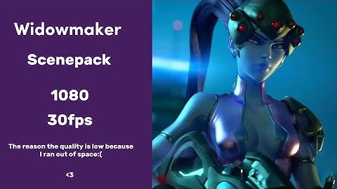 Widowmaker scenepack