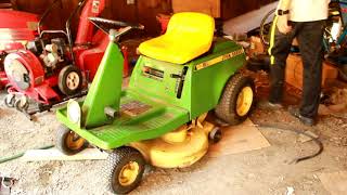 $50 Riding Mower! Will it run? (John Deere 68)