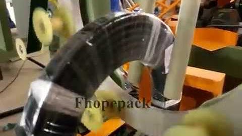 Hose coil packing machine & pipe coil wrapping machines 2