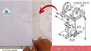 SWING BRACKET IN ISOMETRIC PROJECTION