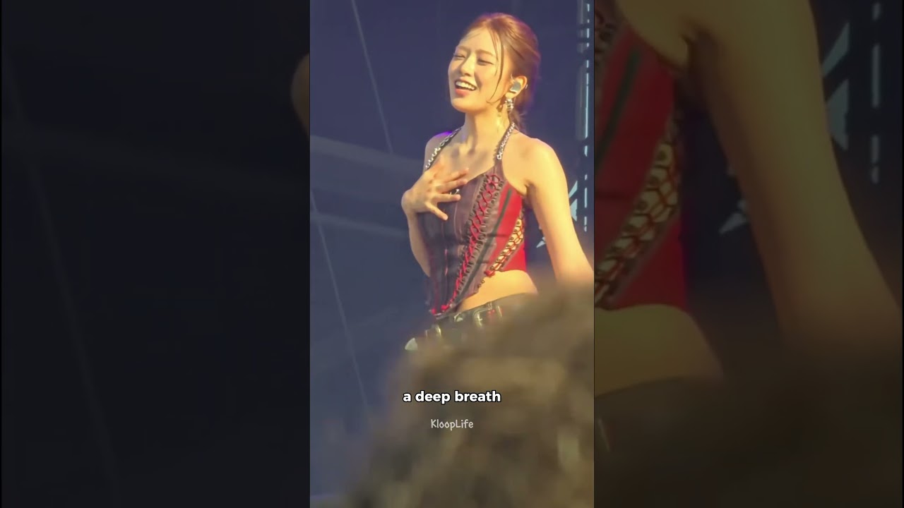 Yujin was shaking on stage… but still stood strong as a leader.  