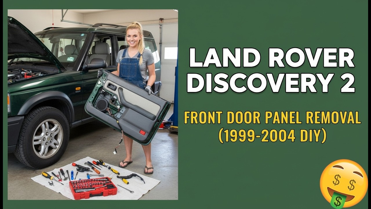 Снятие передней дверной панели Land Rover Discovery 2 (1999-2004 гг. своими руками)