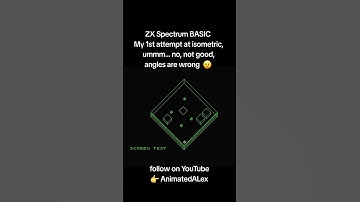 PART 1, isometric challenge ZX Spectrum BASIC #thespectrum #zxspectrum #8bit