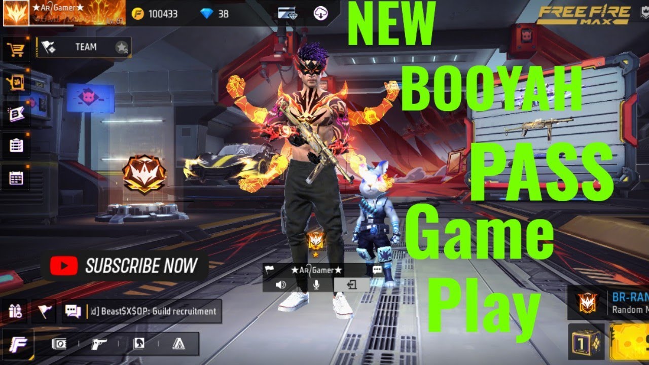 BR RANK Push with NEW Booyah pass BUNDLE Game play - YouTube