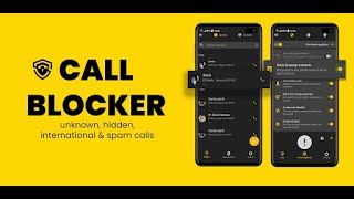 Call Blocker - Phone Android App - Promo screenshot 1