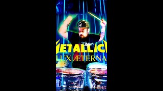 When you dig into the song #shorts #metallica #luxaeterna #drumcover