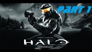 Halo Combat Evolved Anniversary Co-op Playthrough Part 1 Pillar of Autumn @Jacktheinfinite101