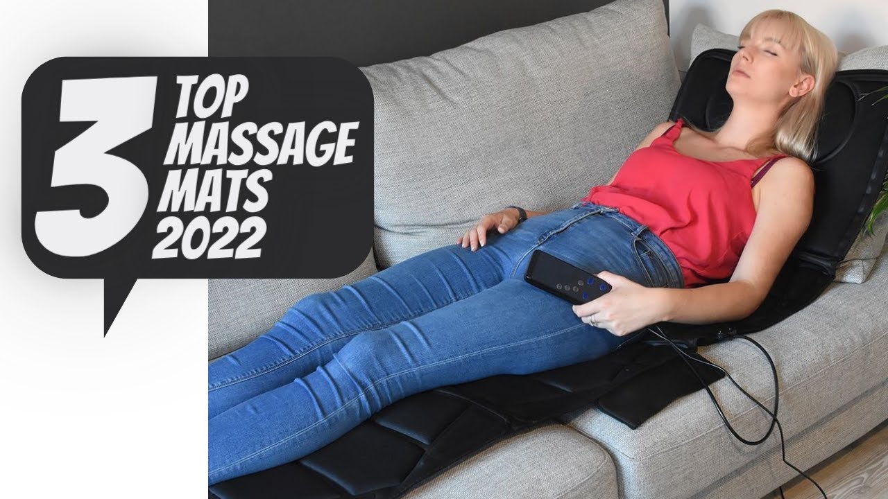 Comfier Massage Mat, Full Body Heating Massage Pad with Movable Shiatsu Neck  Massage Pillow, 10 Vibrating Motors & 4 Heating Pad, Neck,Shoulder Back  Massager, Gifts for Men Dad