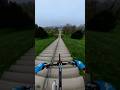 Bombing The Longest Scariest Stairset In The World! 😳🫣 #mtb #fyp