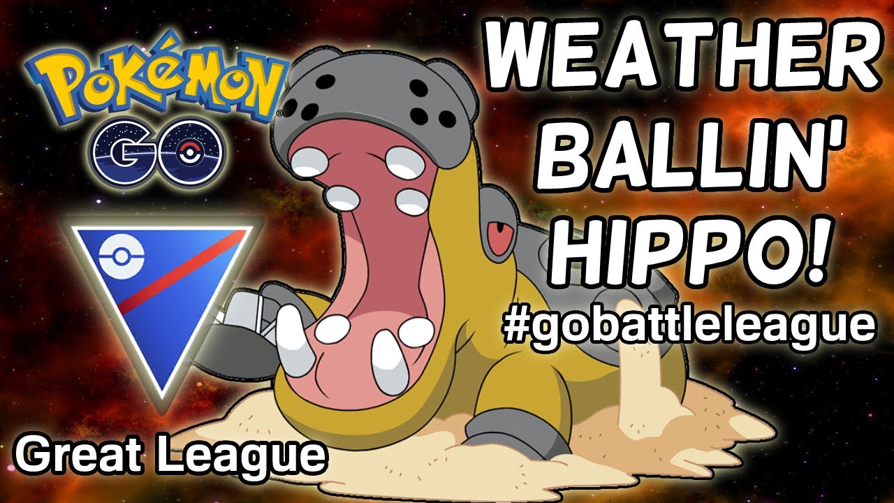 *NEW* Weather Ball HIPPOWDON ROCKS the GREAT LEAGUE in SEASON 8! | Pokemon GO Battle League PVP