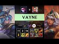 Vayne Jungle vs Qiyana - KR Master Patch 25.20