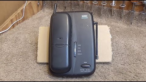 Vtech 910ADL 900 MHz Analog Cordless Phone | Initial Checkout