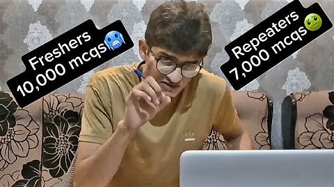 HOW MANY MCQS SHOULD A FRESHER ATTEMPT ??