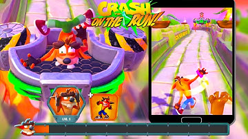Crash Bandicoot: On the Run! Time Trial + Fake Crash