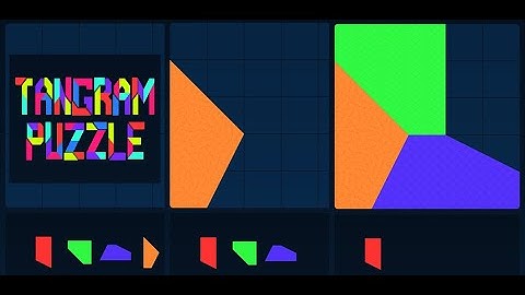 Tangram Puzzle - Beginner Stage - level 1 to 50 complete Gameplay Walkthrough - No Commentary