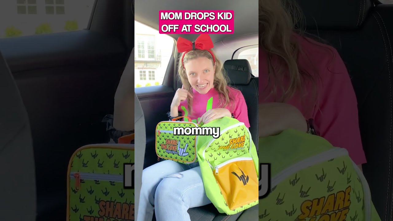 School Drop Off Mom Vs Dad