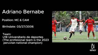 Adriano Bernabe, Soccer recruiting video (CM, CAM) - Fall 2024