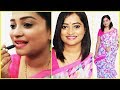         saree makeup look tutorial