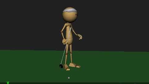 Animation Mentor Class 3 Week 4 - Playing Golf (Anim Jam)