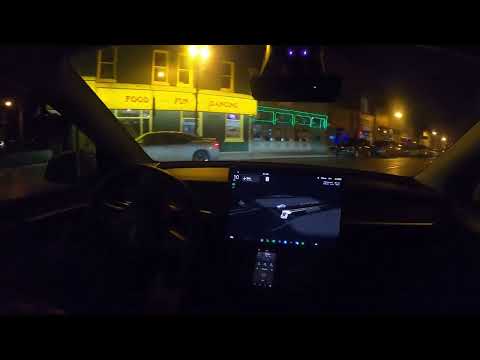 FSD Beta 11.3.3 First Impressions (Night Drive) Detroit MI