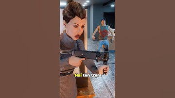 Cô gái bẻ cong khẩu súng và tiêu diệt tên trộm cách dễ dàng #shorts #facts