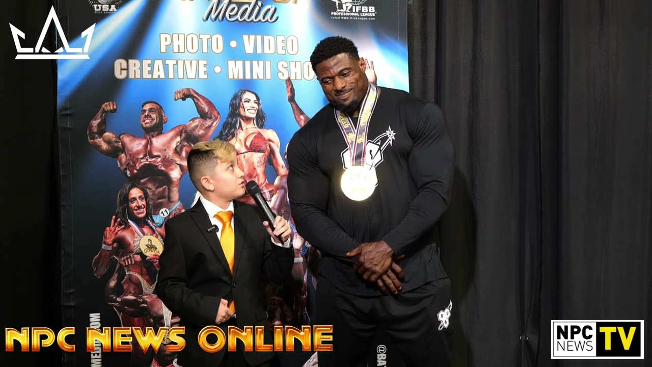 2024 IFBB Texas Pro Men's Bodybuilding Champion Winner Andrew Jacked Interview
