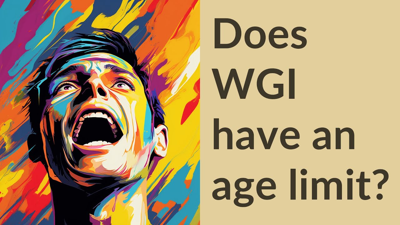 Does WGI have an age limit? YouTube