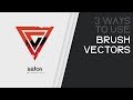 3 CREATIVE Ways To Use Illustrator Vector Brushes