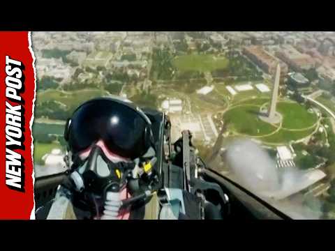 Pilot Captures Aerial View of 4th of July Flyover Over DC’s America 250 Celebration