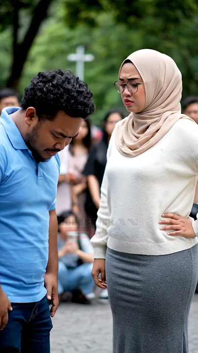 BOWS DOWN WHEN BEING SCOLDED BY HIS LOVER #aivideo #entertainment #entertainment #viral #fiction ...
