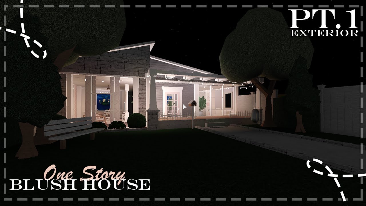 Bloxburg Blush House Exterior