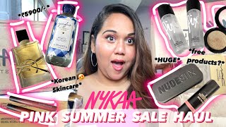 Huge Nykaa Pink Summer Sale Haul Korean Skincare Huda Beauty Mac Ysl Pranjali Bose