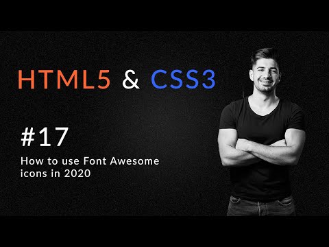 How to use font awesome icons in 2020 | Introduction to HTML5 and CSS3 | HTML5 and CSS3 in 2020