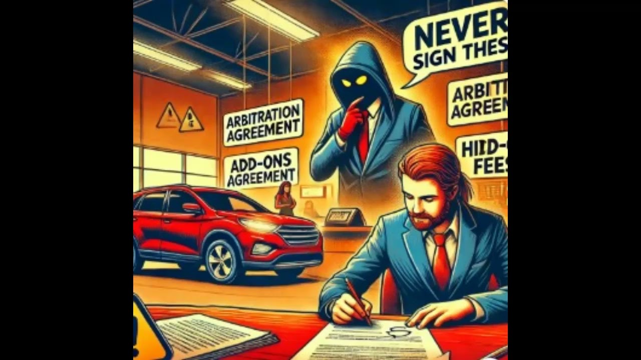 Documents You Should NEVER Sign at a Dealership