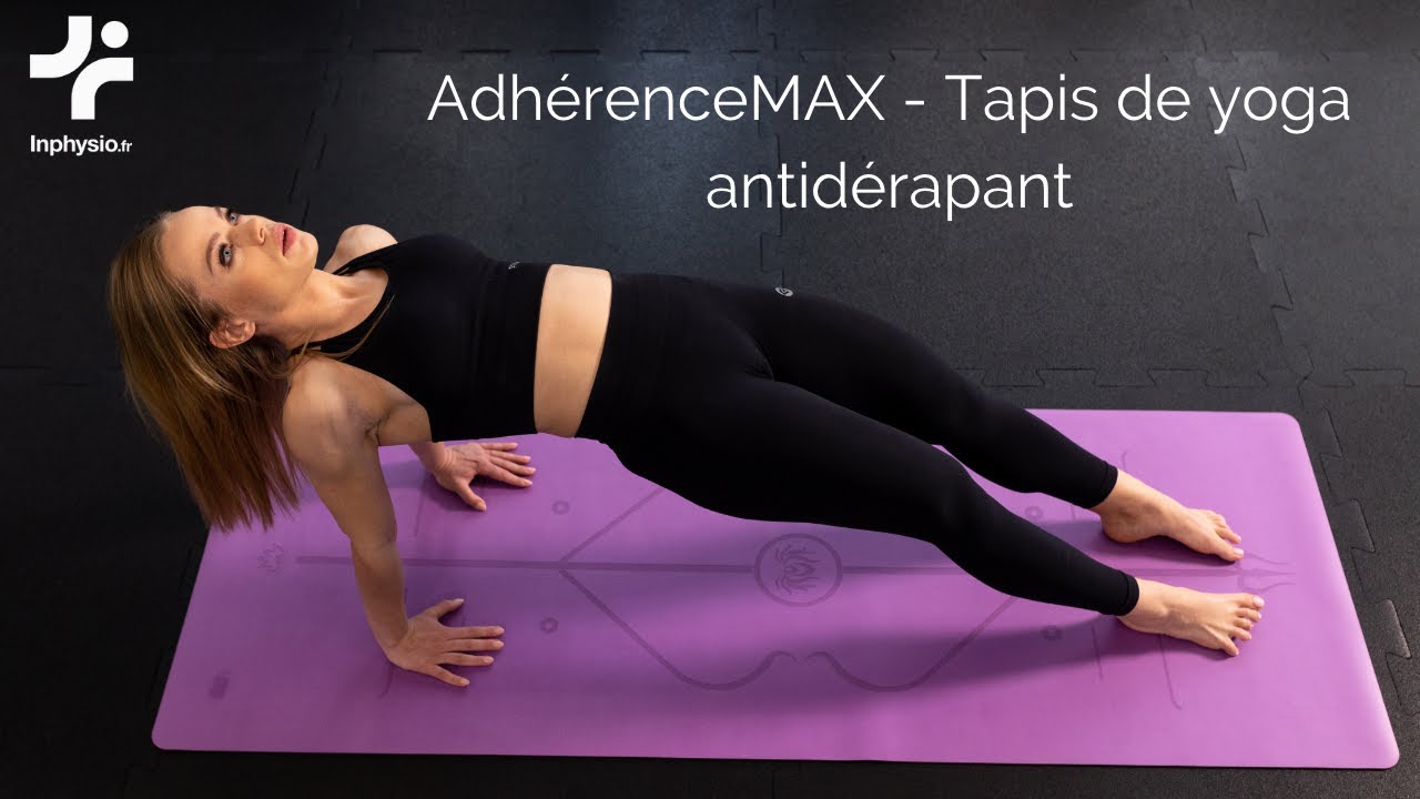 AdhérenceMAX - Tapis de yoga antidérapant 