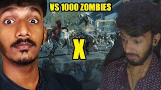 Sharp X Black Fox Vs 1000 Zombies Facecam World War Z Gameplay - Black Fox Tamil Gaming 3