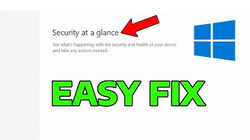 How To Fix Security at a Glance Error on Windows 11 | Empty Windows Defender
