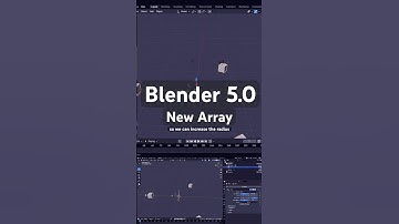 Blender 5.0 New Array Modifier! #blender3d #blender #3dmodeling #cgi #asknk