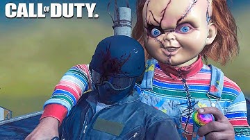 COD Chucky, Jason Voorhees And Tiffany With Finishing Moves - Call Of Duty Warzone Finishers 