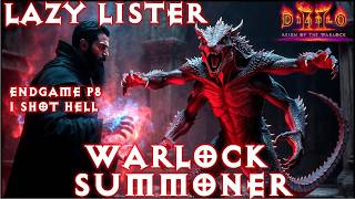 Lazy Lister Defiler 1 Shot Hell P8 Warlock Summoner Endgame Guide Diablo 2 Resurrected D2R