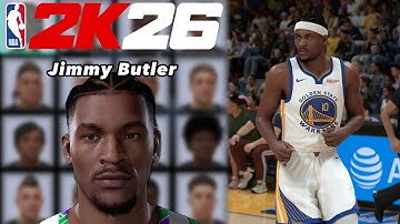 Jimmy Butler face creation NBA2k26 Revised ver.