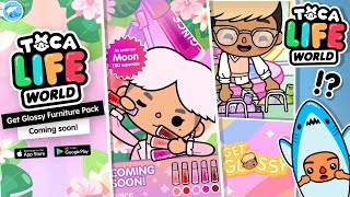 Toca Life World | Get Glossy Furniture Pack!? Teasers! (COMING SOON!)