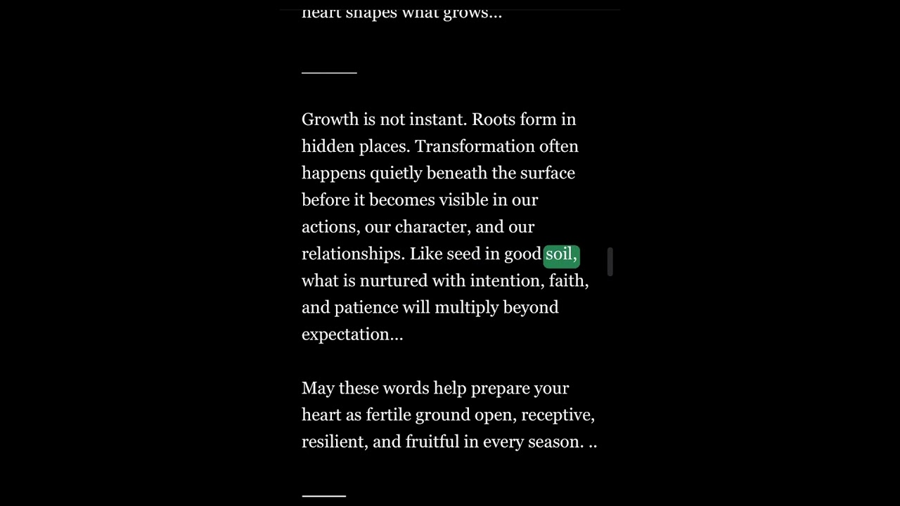 The Parable of the Sower. Deep dive and affirmations-120