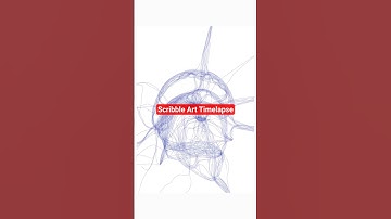 Timelapse Drawing | Scribble Algorithm v3.5.0  #scribbleart #drawing #shorts #scribbling #sketch