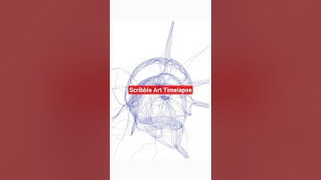 Timelapse Drawing | Scribble Algorithm v3.5.0  #scribbleart #drawing #shorts #scribbling #sketch