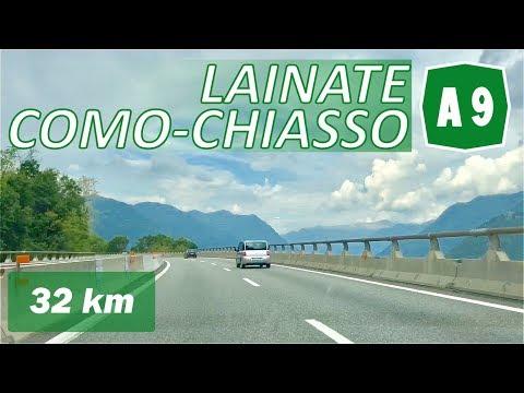 A9 | LAINATE - COMO - CHIASSO | Autostrada dei Laghi | Percorso completo